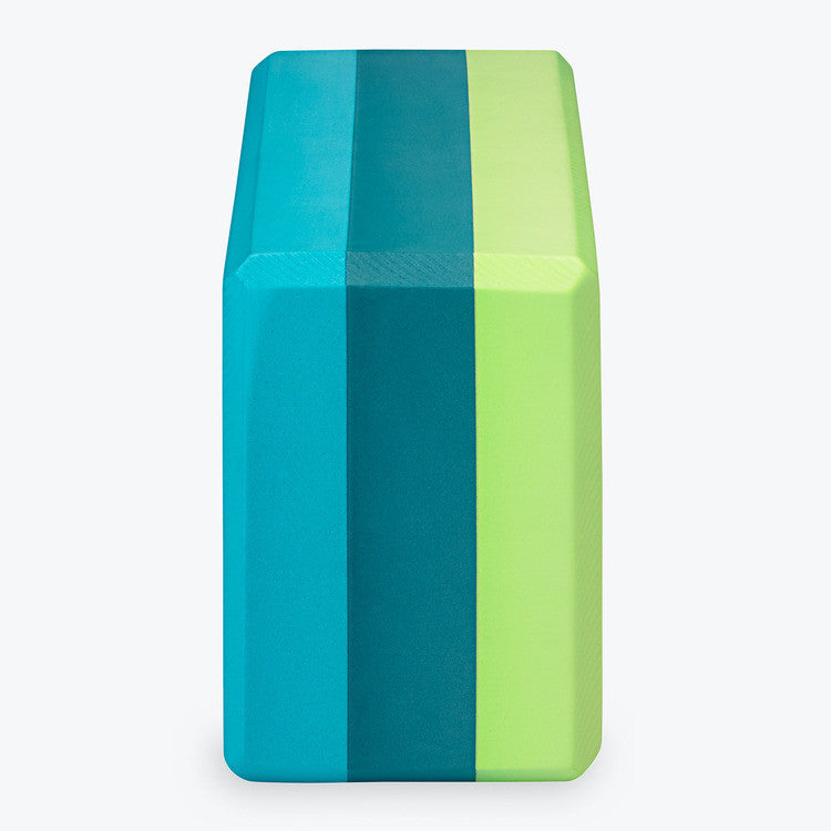 Tri-Color Yoga Block